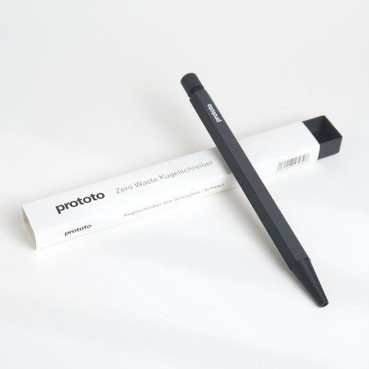 Zero Waste Kugelschreiber in Schwarz