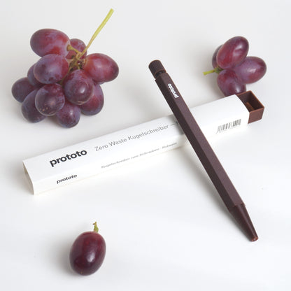 Zero Waste Kugelschreiber mit Rotwein